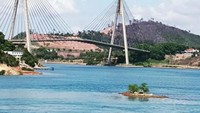 Jembatan 1 Barelang yang menjadi icon kota Batam