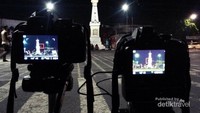 Tugu dalam Live View kamera