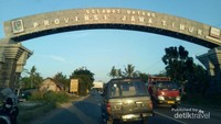 Memasuki daerah Jawa Timur, Hari pertama perjalanan.