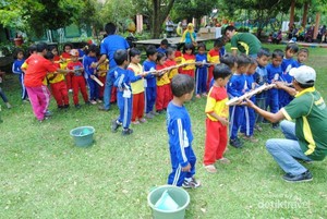 Liburan Sekolah ke Sanggaluri Park, Purbalingga