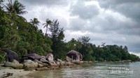 Pantai Tanjung Kemirai di Bangka Selatan