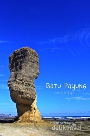Lombok Punya Pantai dengan Karang Berbentuk Payung