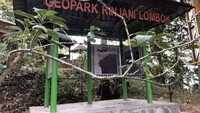 Puncak pusuk yang masih dalam Kawasan Geopark Rinjani Lombok.
