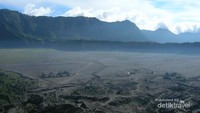 Pura Luhur Poten terlihat kecil dari atas