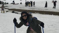 Belajar main Ski di Gulmarg