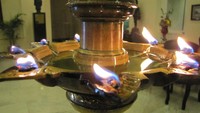 Lampu minyak tradisional di Grand Oriental Hotel (Foto: Fitraya/detikTravel)