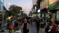 Senja di jalan Malioboro