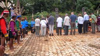 Ritual penyambutan dalam Suku Dayak Wehea