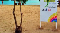 selamat datang di pantai pasir perawan