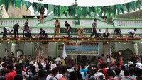 Salah satu tradisi masyarakat muslim keturunan India di Masjid Muhammadan