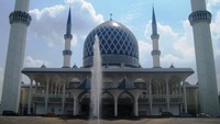 Masjid Biru yang terkenal (Erna/detikBandung)