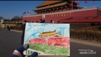 Live Sketching Forbidden CIty