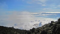 Lautan awan yang indah