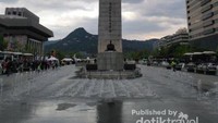Patung Yi Sun Sin di Seoul, salah satu pahlawan Korea