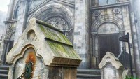 Salah satu gereja yang ada di Ba Na hills