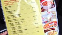 Menu makanan