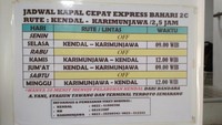 Jadwal kapal yang berlayar