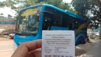 Naik Bus Trans Batam hanya 4000 Saja sudah bisa keliling Batam