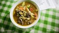 Tongseng daging rusa dengan kuah kental