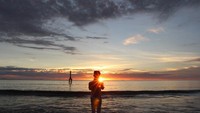Senja di Pantai Padang sangat menawan