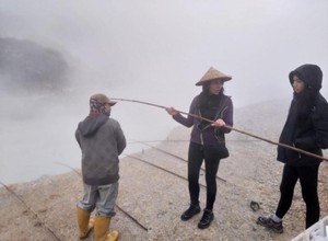 Mau Mancing Telur di Lubang Kawah, Ini Tempatnya!