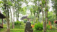 Taman di sekitar restoran (Randy/detikTravel)