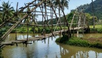 Jembatan Bambu Suku Baduy