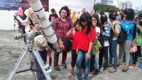 Suasana pengamatan Venus di Planetarium Jakarta (Ahmad Toriq/ detikNews)