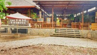 salah satu kedai atau tempat makan yang terdpat di taman national komodo