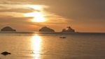 Melihat Sunset Emas Dari Dermaga Canti di Lampung