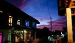 Melihat Sunset Emas Dari Dermaga Canti di Lampung