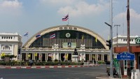 Stasiun kereta Hualamphong di Bangkok