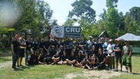 Foto bersama di penginapan