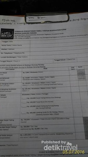 Menaklukkan Gunung Parang yang Menantang