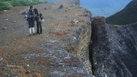 Area lapang di puncak Sinabung (Khairul/detikNews)