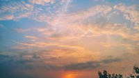 Momen saat sunrise