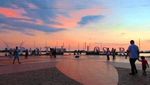Menanti Sunset & Makan Pisang Epe di Pantai Losari Makassar