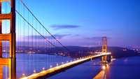 Golden gate malam hari (sumber: staringapocalypse.blogspot.com)