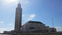 Mesjid megah Hassan II di Casablanca