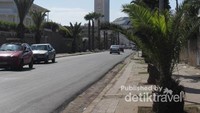 Menara Mesjid Hassan II sudah terlihat dari jauh