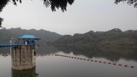 Waduk sempor dari ketinggian