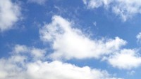 Langit biru dipadu dengan padang sabana