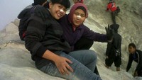 di belakang kita sudah kawah merapi..