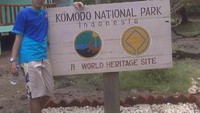 Berada di Pulau Komodo