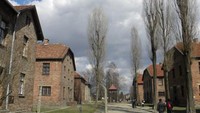 Barak-barak di dalam Auschwitz