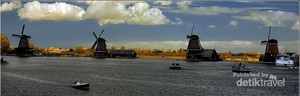 Menengok Kincir Angin Kuno di Zaanse Schans, Belanda