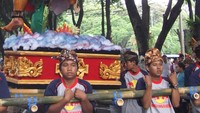 Salah satu ogoh-ogoh berbentuk buta kala