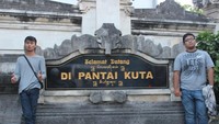 Gerbang Pantai Kuta di Bali
