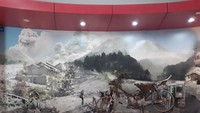 Visualisasi dampak dari letusan besar Gunung Merapi