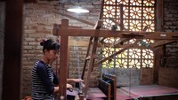 Tenun ikat Troso, Desa Troso, Jepara, Jawa Tengah